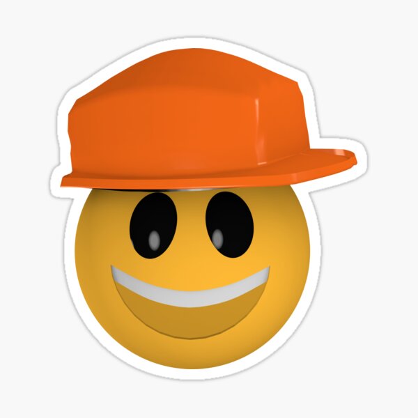 lustiges Bauarbeiter-Emoticon Sticker