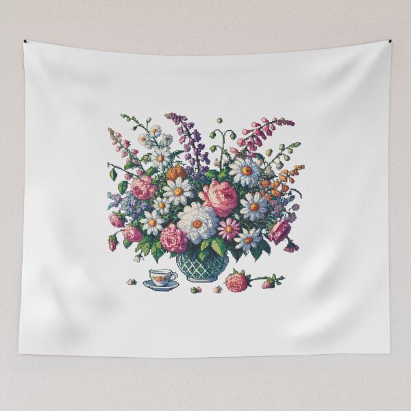 Item preview, Pixelated garden theme designed and sold by Sugar Wisdom .
