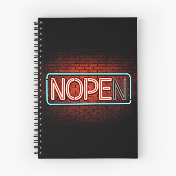 Item preview, Nope - Neon Sign Open Closed Retro designed and sold by therocketman.