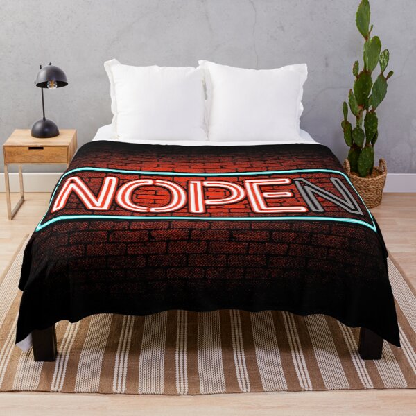 Item preview, Nope - Neon Sign Open Closed Retro designed and sold by therocketman.