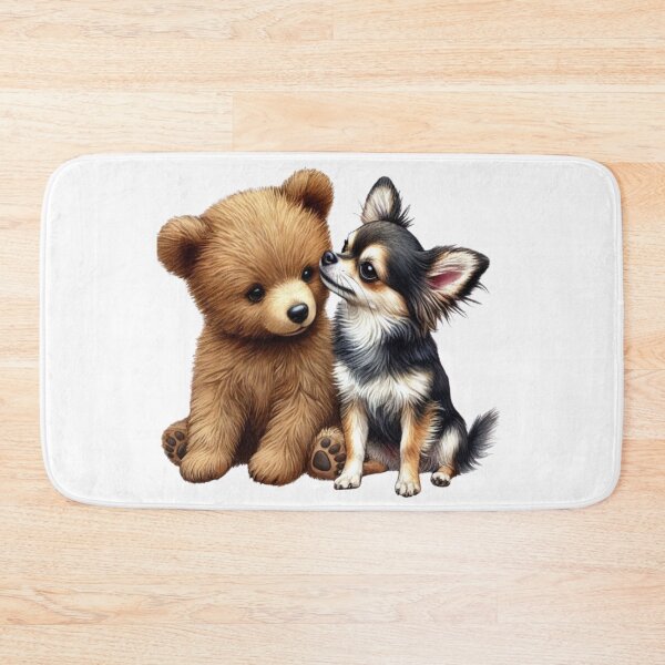 Item preview, "The Bear and the Chihuahua" designed and sold by CHRIST5000.