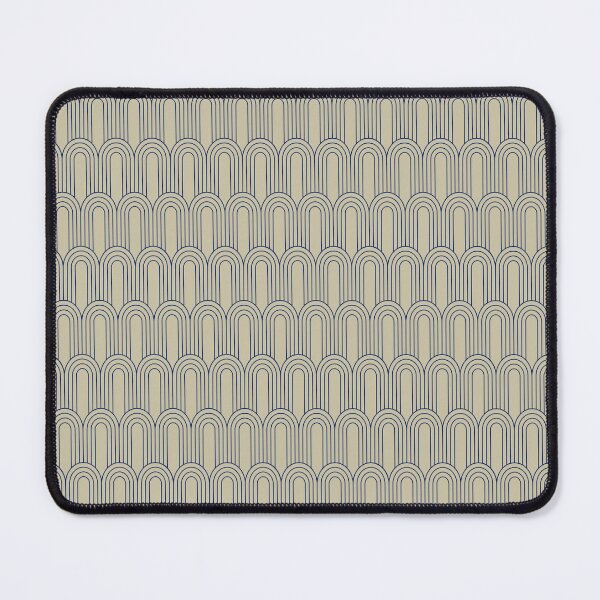 Item preview, Art Deco Pattern 14 - Marletta Blue on Off-White designed and sold by elektronen.