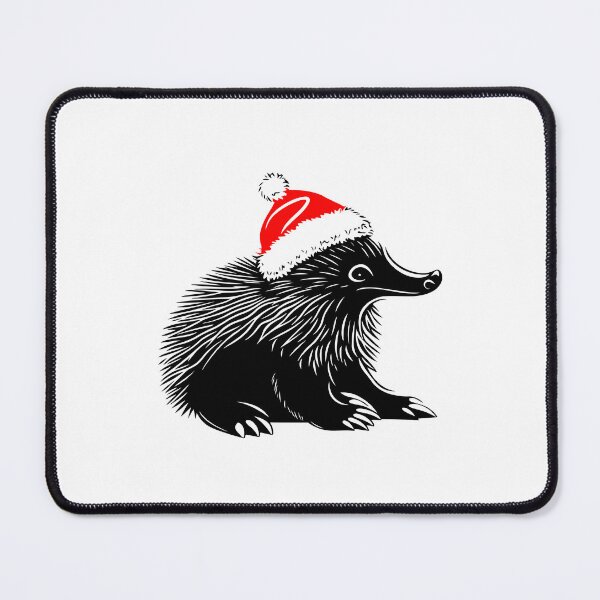 Item preview, Echidna in Christmas Hat designed and sold by JollyCritters.