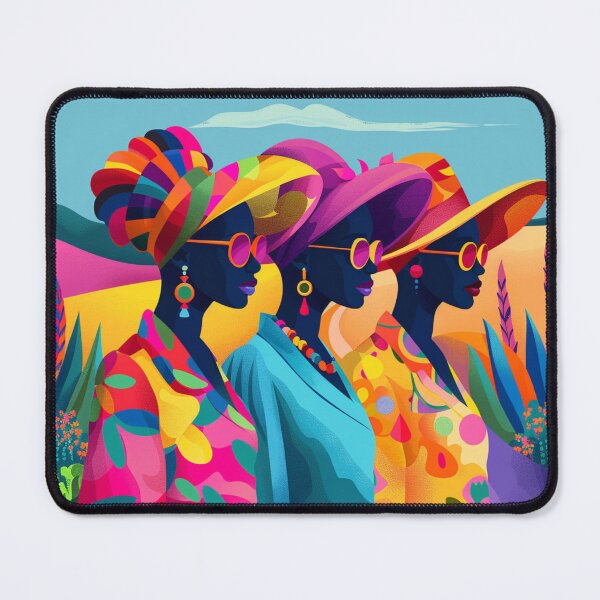 Item preview, African Women Roadside Abstract designed and sold by Myra365Art.