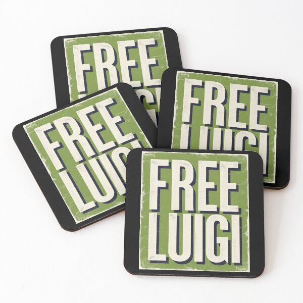 Item preview, Authentic Green, Distressed Trending “FREE LUIGI” (Mangione) designed and sold by Mr-Right-On.