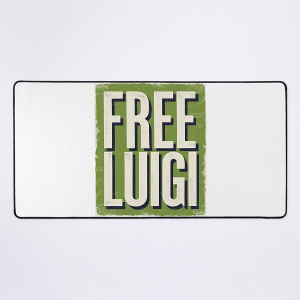 Item preview, Authentic Green, Distressed Trending “FREE LUIGI” (Mangione) designed and sold by Mr-Right-On.