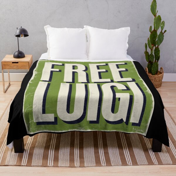 Item preview, Authentic Green, Distressed Trending “FREE LUIGI” (Mangione) designed and sold by Mr-Right-On.