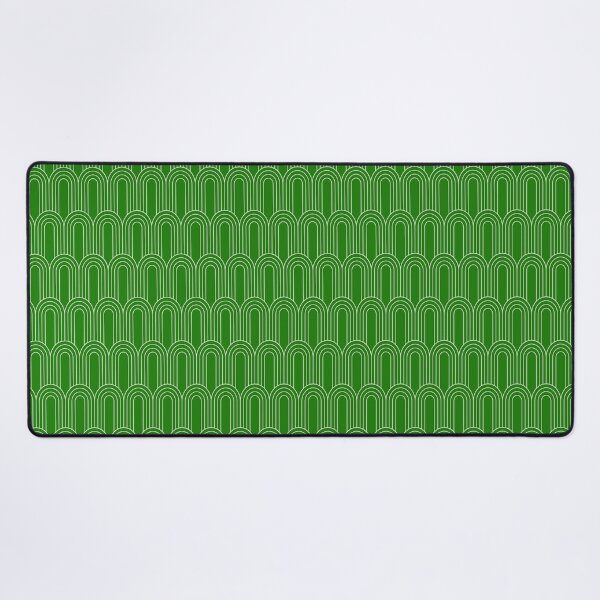 Item preview, Art Deco Pattern 14 - Off-White on Forest Green designed and sold by elektronen.