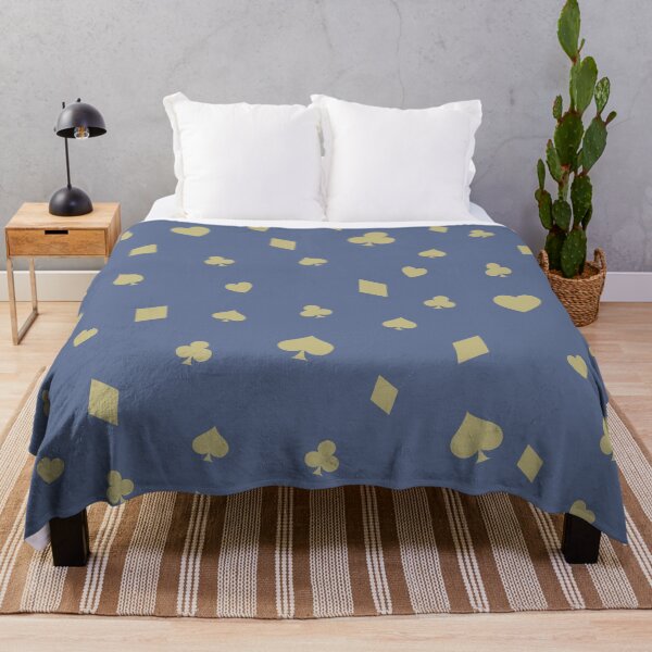 Item preview, Poker las vegas blue and beige pattern designed and sold by myseptember18th.
