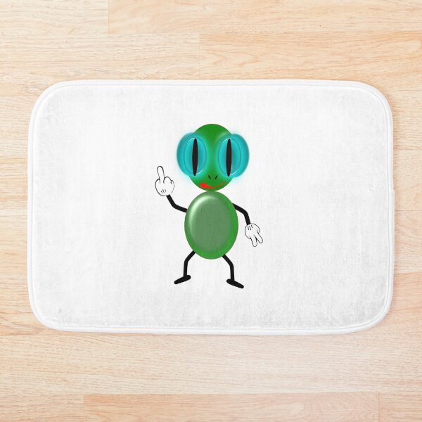 Item preview, ET, Middle finger ,Green Martian, Alien, Monster designed and sold by PokaYoke.