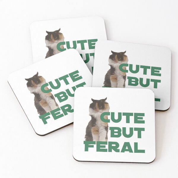 Item preview, Cute but Feral designed and sold by Lyra-and-Neska.