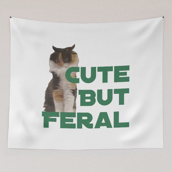 Item preview, Cute but Feral designed and sold by Lyra-and-Neska.
