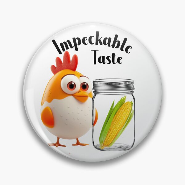Item preview, Impeckable Taste Funny Gifts With Chicken And Corn in Jar designed and sold by kassiekewl.
