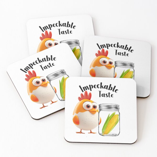 Item preview, Impeckable Taste Funny Gifts With Chicken And Corn in Jar designed and sold by kassiekewl.