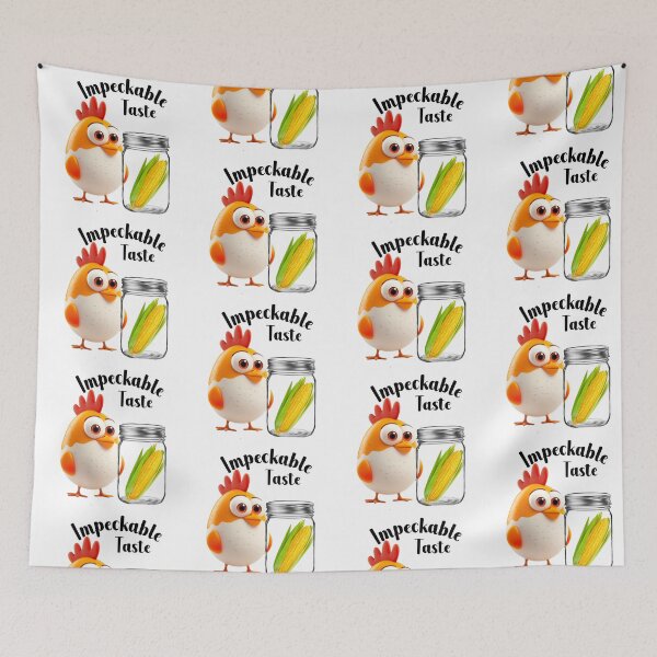 Item preview, Impeckable Taste Funny Gifts With Chicken And Corn in Jar designed and sold by kassiekewl.