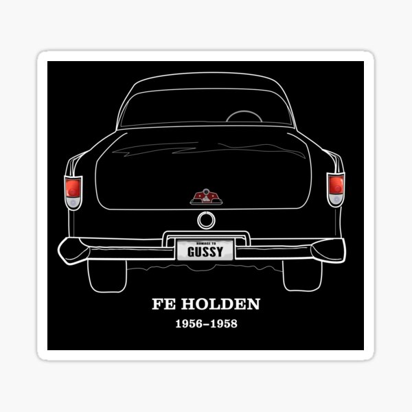 Item preview, 1956 FE Holden Rear End designed and sold by Toz-art.