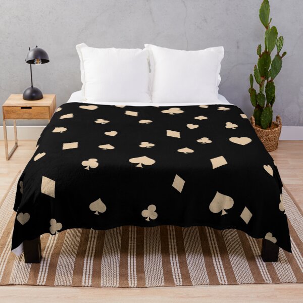 Item preview, Poker las vegas black and beige pattern designed and sold by myseptember18th.