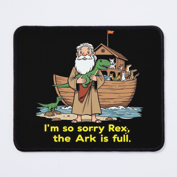 Item preview, Rejected from the Ark Noah T-Rex Sarcastic Funny Humor designed and sold by Kia Blaze.
