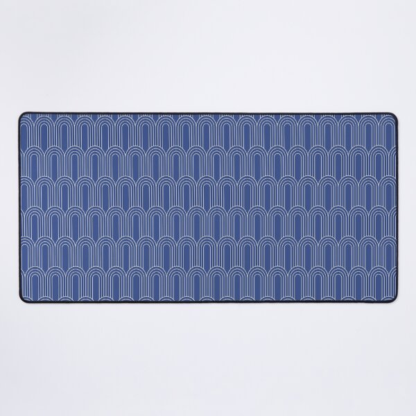 Item preview, Art Deco Pattern 14 - Off-White on Prussian Blue designed and sold by elektronen.