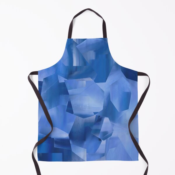 Item preview, Abstract Serene Blue Fractals - Minimalist Digital Artwork designed and sold by velvetearth.