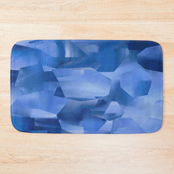 Item preview, Abstract Serene Blue Fractals - Minimalist Digital Artwork designed and sold by velvetearth.