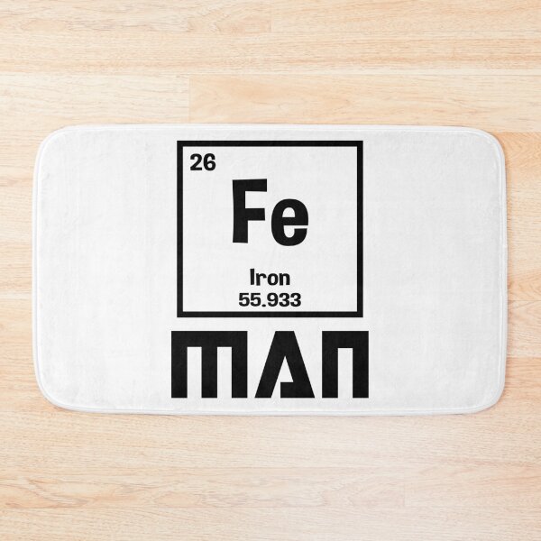 Item preview, FE Man Periodic Table Iron - Funny Science designed and sold by ScienceCorner.