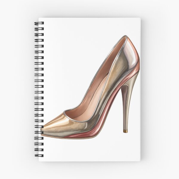 Item preview, Metallic High Heeled Shoe with Gold and Rose Gold Gradient designed and sold by Creative88Art.
