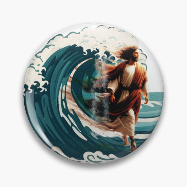 Item preview, "Jesus: Walking on the Waves" designed and sold by Jose´s dreams.