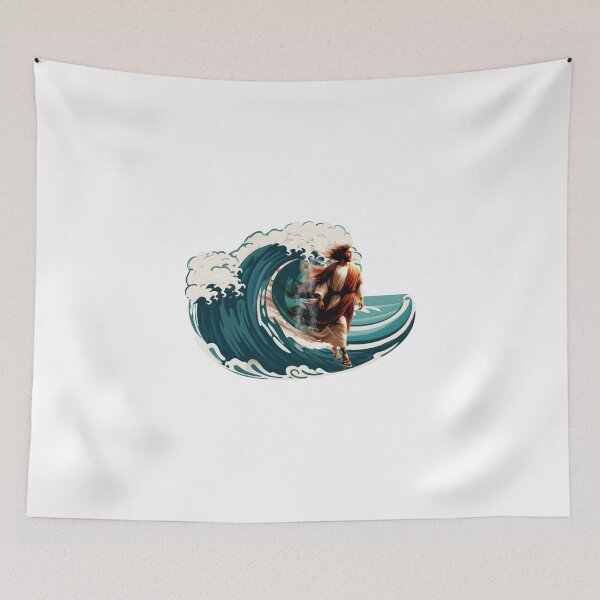 Item preview, "Jesus: Walking on the Waves" designed and sold by Jose´s dreams.