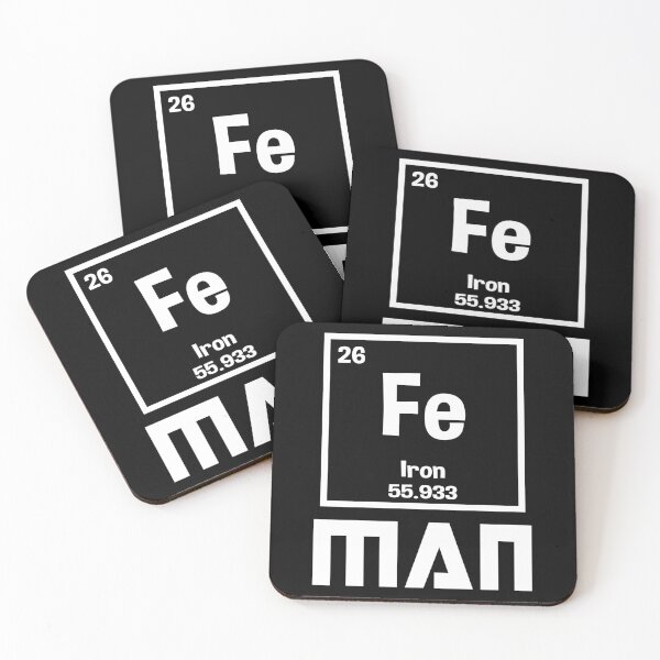 Item preview, FE Man Periodic Table Iron - Funny Science designed and sold by ScienceCorner.