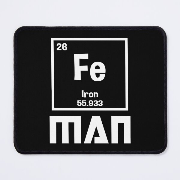 Item preview, FE Man Periodic Table Iron - Funny Science designed and sold by ScienceCorner.