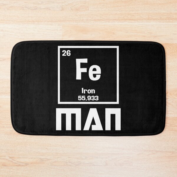 Item preview, FE Man Periodic Table Iron - Funny Science designed and sold by ScienceCorner.