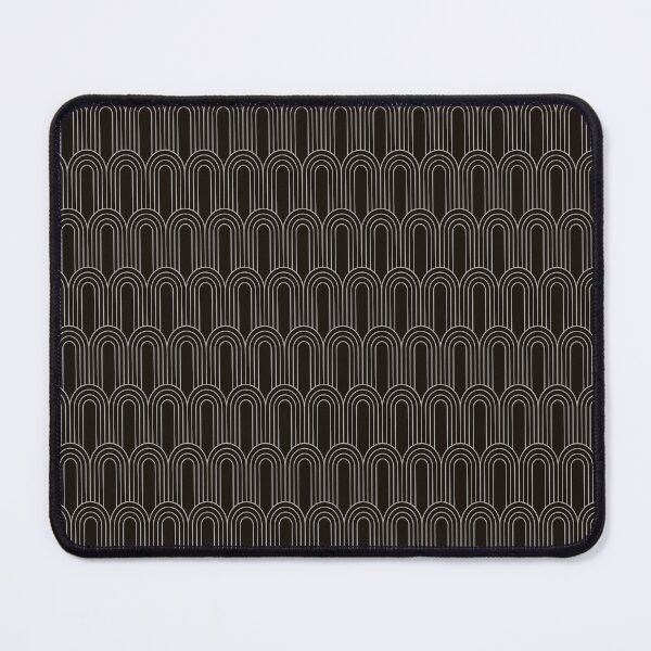Item preview, Art Deco Pattern 14 - Spanish Gray on Black designed and sold by elektronen.
