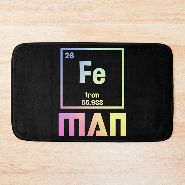 Item preview, FE Man Periodic Table Iron - Funny Science designed and sold by ScienceCorner.