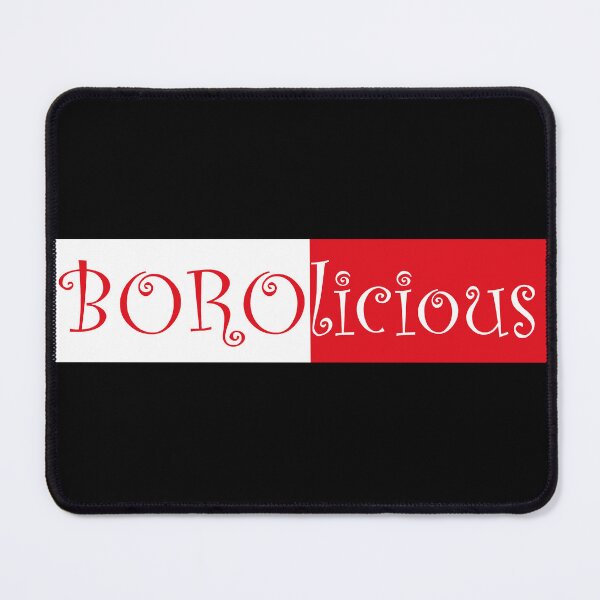 Item preview, Super Boro - licious Middlesbrough Football Club Borolicious White on Black designed and sold by Logo-A-GoGo.