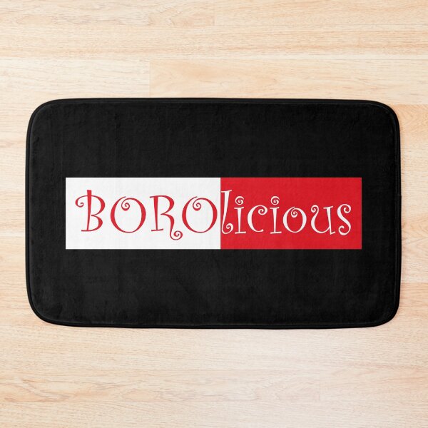 Item preview, Super Boro - licious Middlesbrough Football Club Borolicious White on Black designed and sold by Logo-A-GoGo.