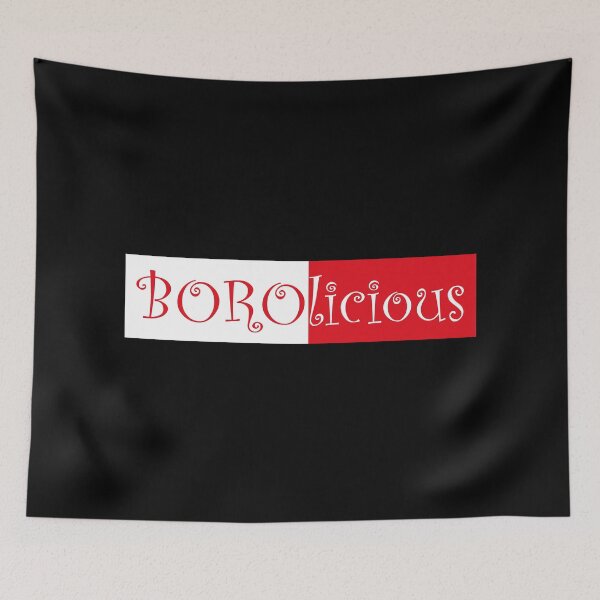 Item preview, Super Boro - licious Middlesbrough Football Club Borolicious White on Black designed and sold by Logo-A-GoGo.
