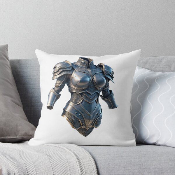 Item preview, Intricately Designed Medieval Armor Against Black Background designed and sold by Creative88Art.
