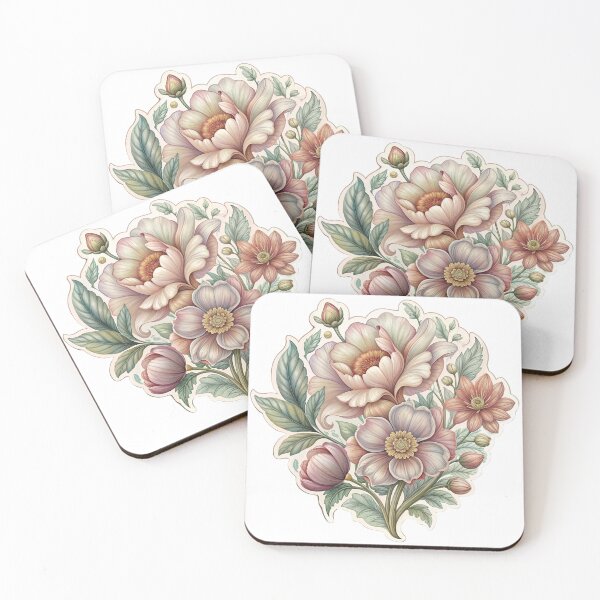 Item preview, Intricate Floral Arrangement Illustration on White Background designed and sold by Creative88Art.