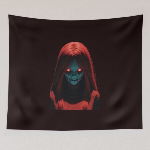 Item preview, The red-haired demon with red eyes designed and sold by Farbenmieze.