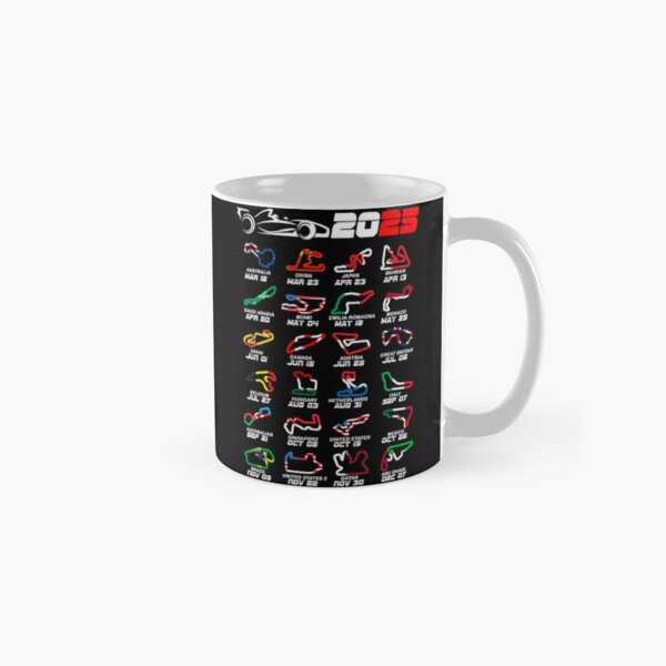 Item preview, Calendar Formula race cars 2025 circuits colors designed and sold by ideasfinder.