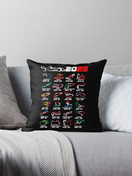 Item preview, Calendar Formula race cars 2025 circuits colors designed and sold by ideasfinder.