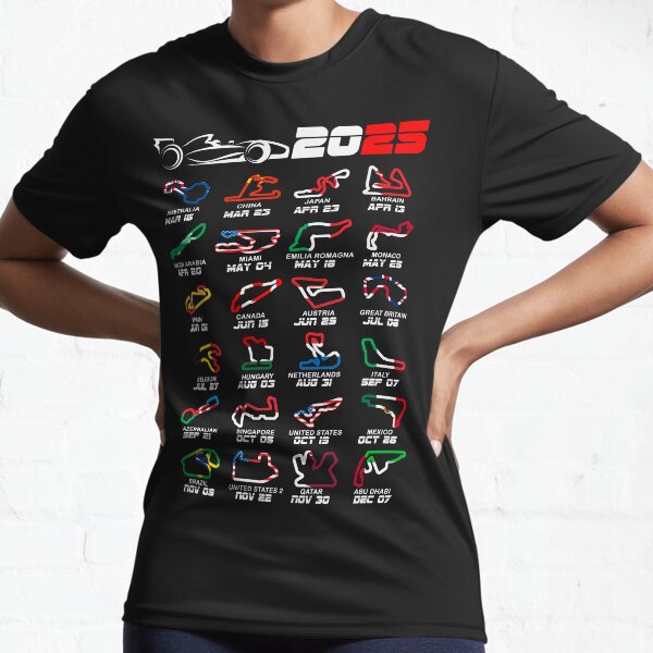 Item preview, Calendar Formula race cars 2025 circuits colors designed and sold by ideasfinder.