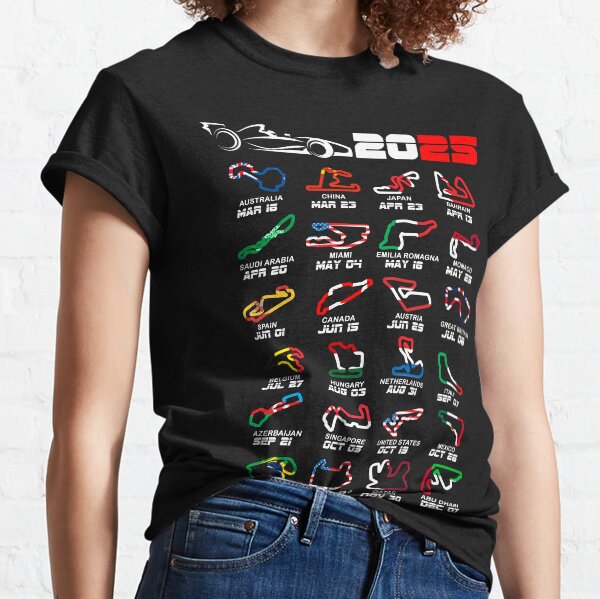 Item preview, Calendar Formula race cars 2025 circuits colors designed and sold by ideasfinder.