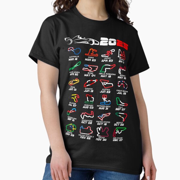 Item preview, Calendar Formula race cars 2025 circuits colors designed and sold by ideasfinder.