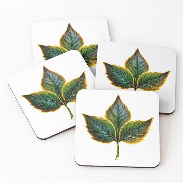 Item preview, Tri Lobed Leaf with Gradient Colors on transparent Background designed and sold by Creative88Art.