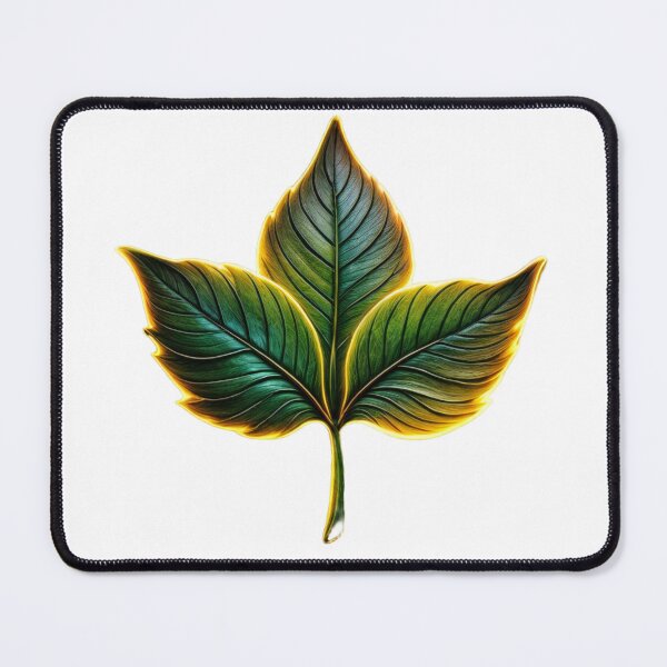 Item preview, Tri Lobed Leaf with Gradient Colors on transparent Background designed and sold by Creative88Art.