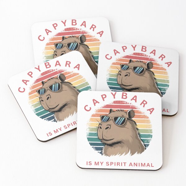 Item preview, Capybara is my spirit animal, blasphemous, funny sarcastic designed and sold by FunnyShop4you.