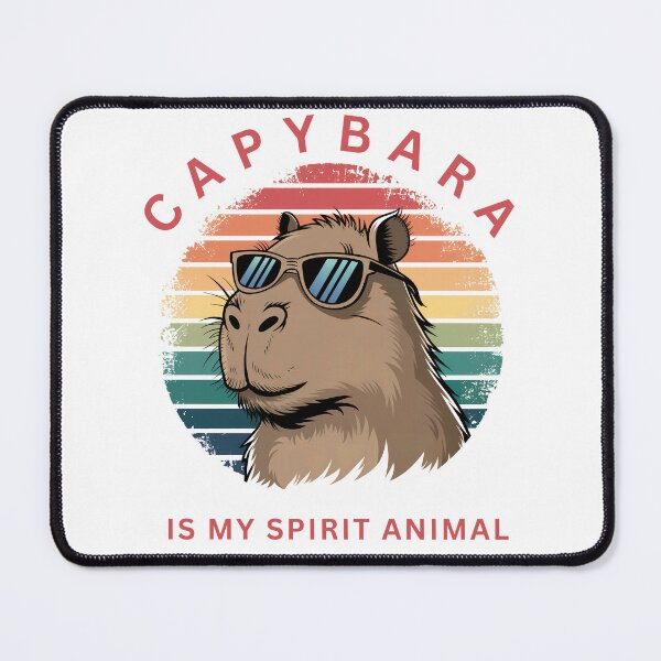 Item preview, Capybara is my spirit animal, blasphemous, funny sarcastic designed and sold by FunnyShop4you.
