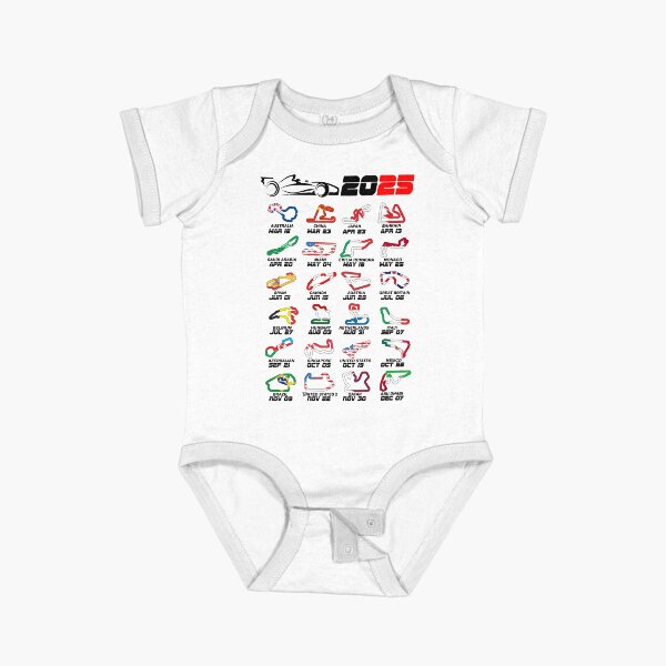 Item preview, Calendar Formula race cars 2025 circuits colors white designed and sold by ideasfinder.